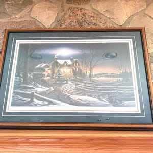 And Crown Thy Good With Brotherhood Terry Redlin Custom Framed 37.75"x26.5" Signed Lithograph Print