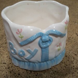 Vintage Baby Boy Shirt D-ANN Imp. Japan live plant gift planter