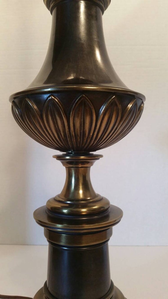 Solid Brass Vintage Stiffel Tall Table Lamp MCM Hollywood Regency Artichoke  Lotus Design -  Canada