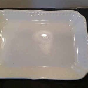 Vintage Ironstone John Maddock and Sons Royal Semi Porcelain platter England.