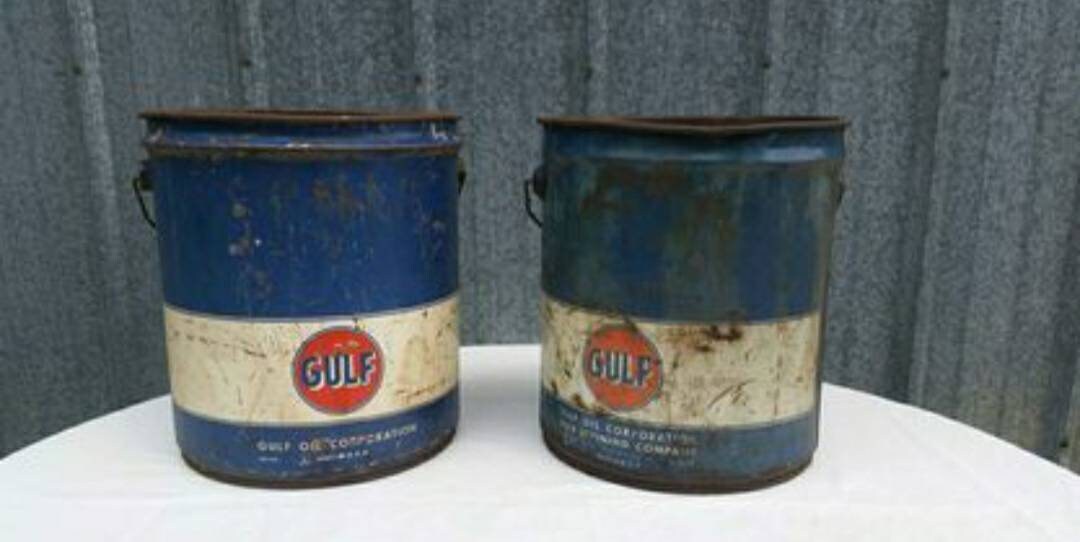 Vintage Gulf Oil Can - Etsy