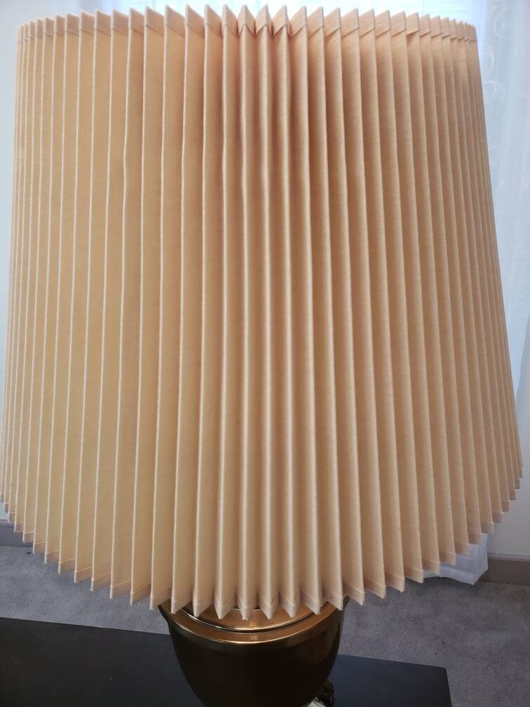 Vtg. Stiffel Pleated Lamp Shade Etsy