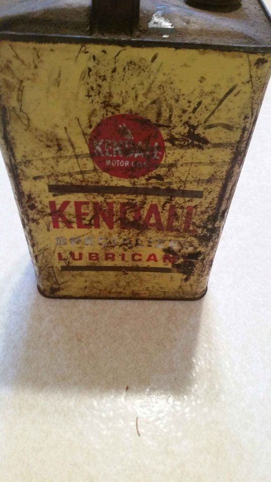 Vintage Kendall Motor Oil Gallon Can - Etsy
