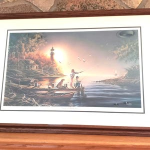 From Sea To Shining Sea, Terry Redlin Custom Framed 38x27 Signed Lithograph Print