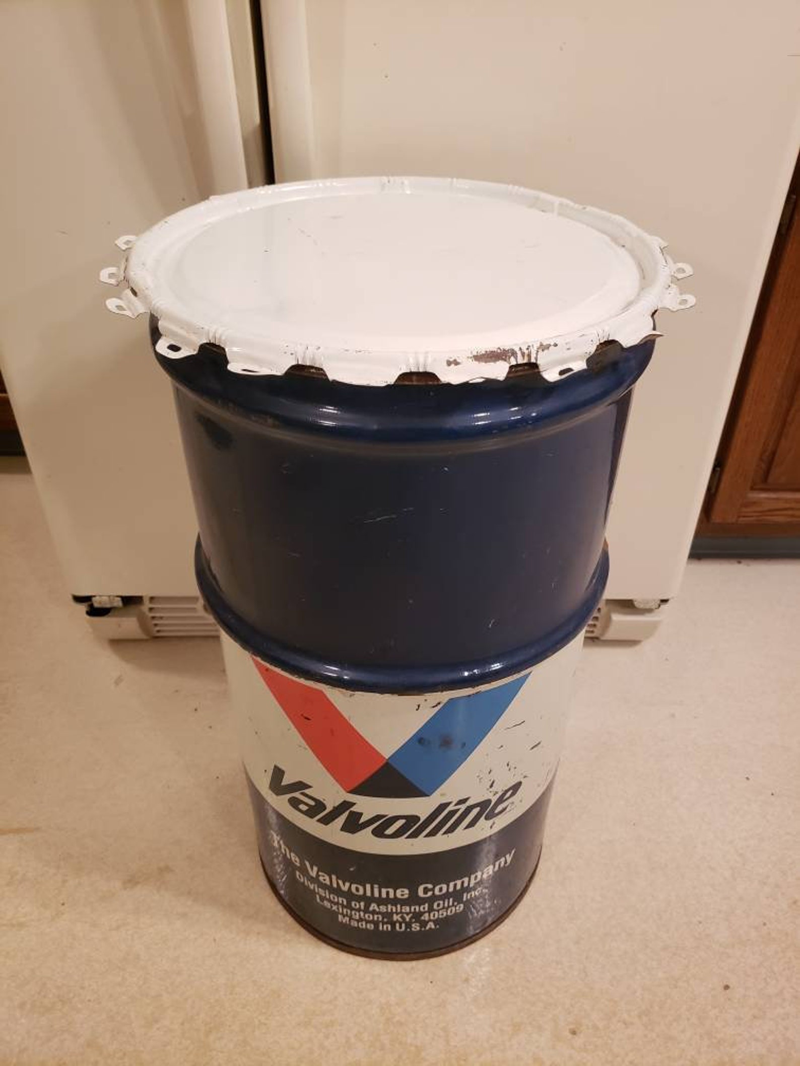 Vintage Valvoline 16 Gallon Oil Kegs Etsy