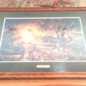 Harvest Memories Elite Terry Redlin Custom Framed 32.5"x22.75" Signed Print
