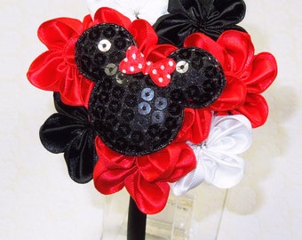 Minnie Mouse Headband, Trip to Disney Headband, Mickey Mouse Headband, Disney Mouse Headband