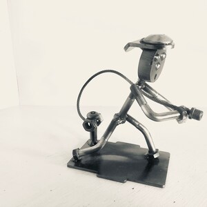 Metallkunst Feuerwehrmann... Amerikanischer Held