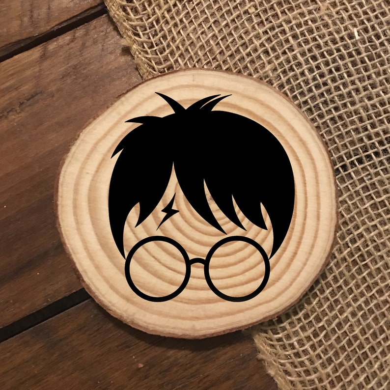 Harry Potter Wood Coaster Farmhouse Coaster Wood Slice Etsy