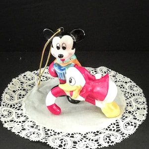 Mickey Mouse and Donald Duck ~ Collectible Christmas Tree Ornaments