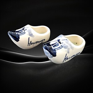 Blue Delft Windmill Shoes ~ Made in Holland