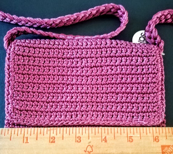 The Sak Purse ~ Maroon Shoulder Bag Crochet Tote - image 7