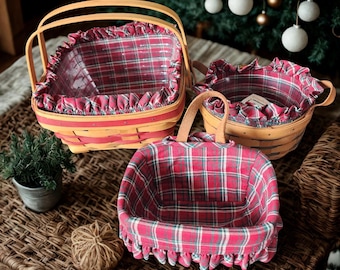 Longaberger Christmas Collection Baskets | Choose From: 94 Red or