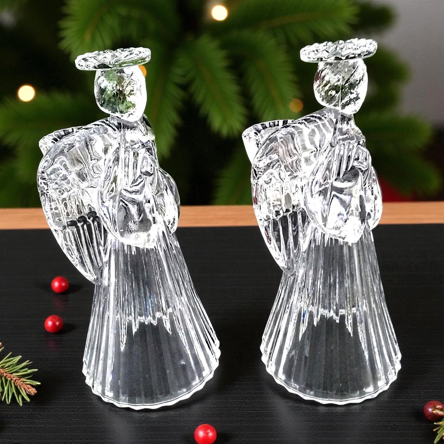 Crystal Angel Candle Holder