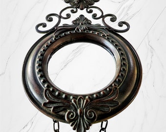 Small Decorative Metal Boho Bathroom Mirror