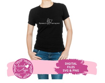 SLP Superhero SVG, Speech Language Pathology Cut File SVG, Cricut Cut File