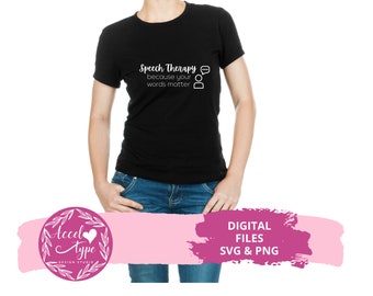 Your Words Matter SVG, SLP, Cut File SVG, Cricut Cut File