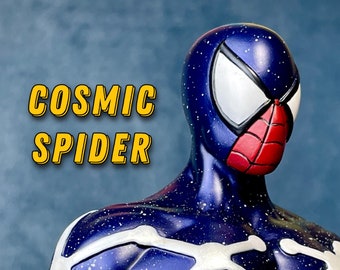 SPIDERMAN COSMIC (Captain Universe) Custom Collectible Resin Statue Bowen Scale Figure