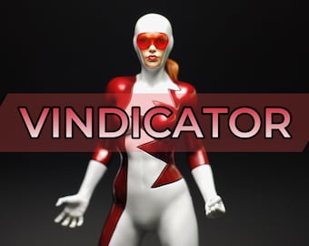 VINDICATOR Heather Hudson of ALPHA FLIGHT Custom Collectible Resin Statue Bowen Scale Figure