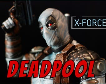 DEADPOOL X-MEN X-FORCE Wade Wilson Custom Collectible Solid Resin Statue 1:4 Scale