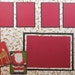 Santa and Rudolph Scrapbook Kit