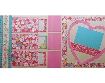 A Happy Girl Scrapbook Page Kit