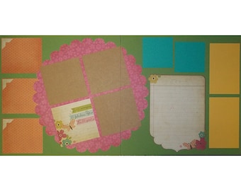 Be Amazing, Be Fabulous, Be You Girl Scrapbook Page Kit