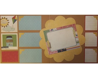 Summer Fresh Happiness Scrapbook Page Kit