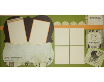 Little Sprout Baby Scrapbook Page Kit