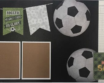 There is Only One Sport - Soccer Scrapbook Page Kit