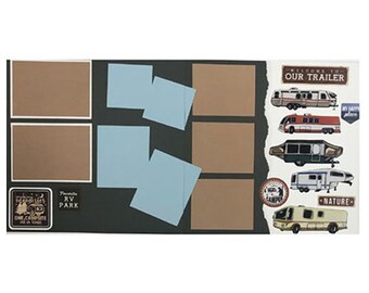 Welcome to Our Trailer Scrapbook Page Kit