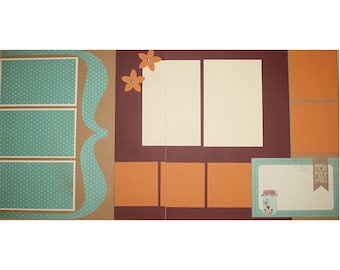 Fresh Made Memories Summer Fall Scrapbook Page Kit