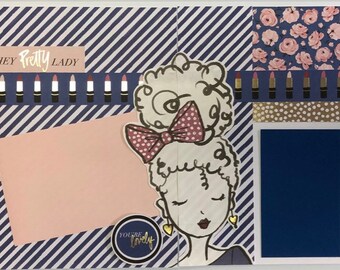 Lovely Lynley Girl's Night Scrapbook Page Kit