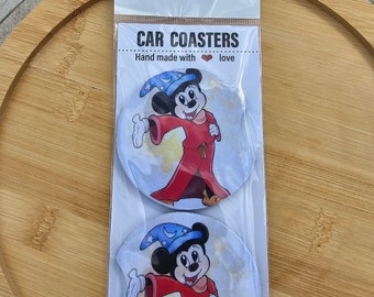 Car Coasters Magical Mouse