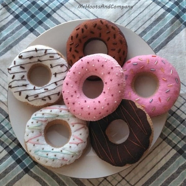 Handmade Felt Doughnuts