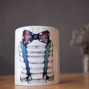Anniversary gift - Personalized gift for man - Art mug - Design mug - Man gift - Coffee mug - Coffee lover - Gift for artist - Art lover