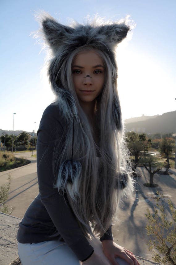 Disfraz De Lobo Para Mujer - Kit Con Cola, Máscara Y Guantes De Pata, Para Fiestas, Carnaval Y Role-Play