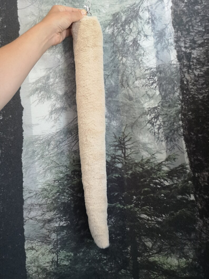Puppy Dog Tail, Halloween Tail, Dalmatian Grey Brown Black White Red Beige