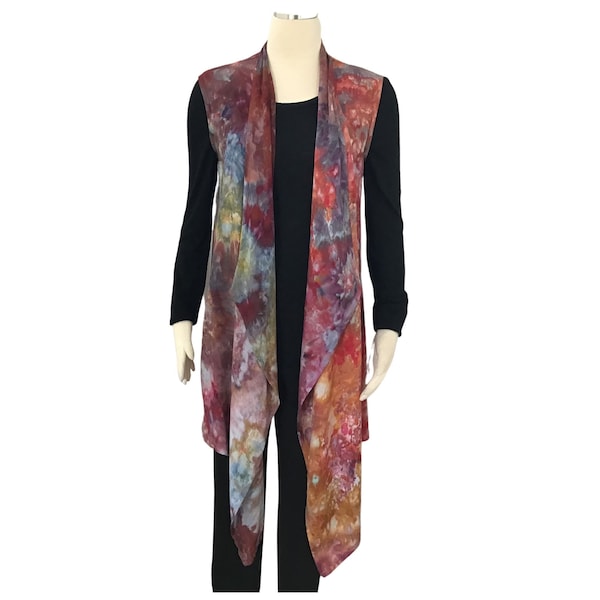 Waterfall Scarf Vest Coverup