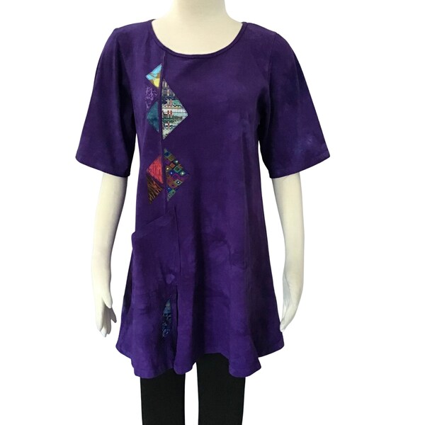 Purple Tunics Etsy