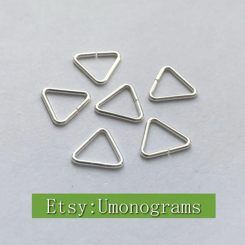925 Sterling Silver Closed/open Triangle Jump Ring , Made in USA ...