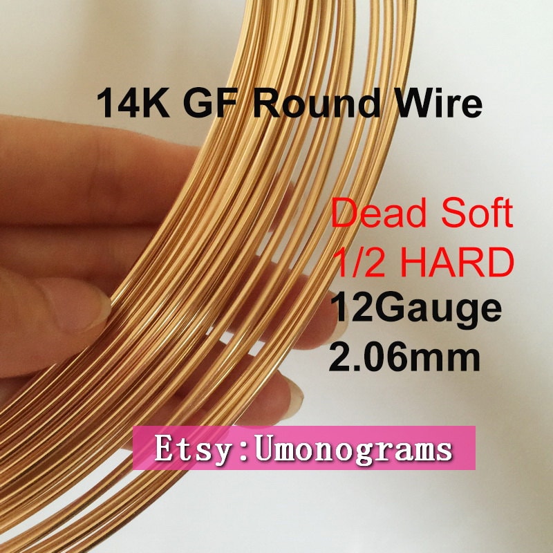Copper Wire, 10 Gauge, Round, Dead Soft, Solid Copper, Jewelry Quality  Copper Wire, Jewelry Wire Wrapping, Sold in 5 Ft. Incremen 