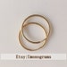 14K Gold Infinity Hoop Earrings - Endless Sleeper Hoops 10-20mm In Yellow, Rose & White Gold, Lightweight & Secure