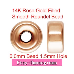 14k Rose Gold Round Beads 2mm 2.2mm 3mm 4mm Light / Medium Weight Solid 14  Carat Pink Gold 585 Jewellery Making Supplies -  Israel