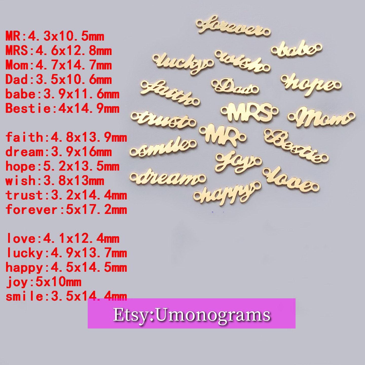 Connettore Di Collegamento Riempito In Oro 14K Dimensioni - Foto 2