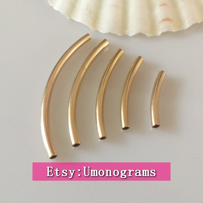 2mm Smooth Curved Tube 15/20/25/30/35mm Length 1.7mm Inside Etsy Canada