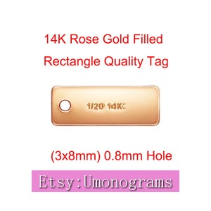 1 Pc Bag of 4.5x12 mm 14K Rose Gold Filled Lobster Clasp No Ring