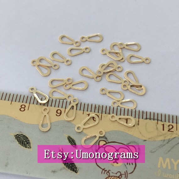 d*3様 Culture 14K GOLD FILLED 50 MICRONS 14K Gold Filled 7x3mm Teardrop Quality Tag 1/20 14K Stamped High