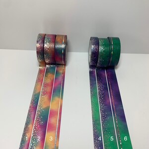 Washi Samples, Simply Gilded, Funky Fresh and Witch&#39;s Brew