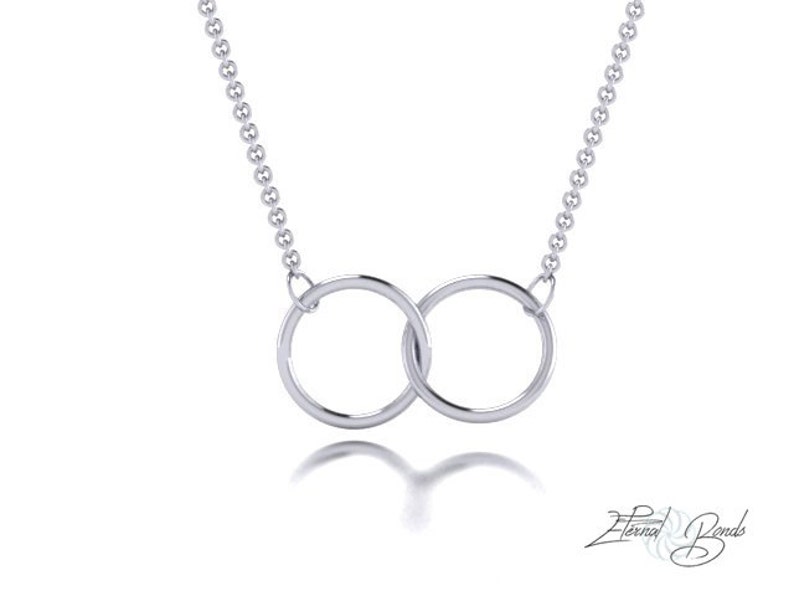 rose gold hoop necklace